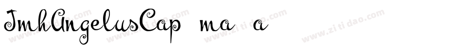 JmhAngelusCap-ma4a字体转换