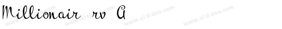 Millionair-rv4A字体转换