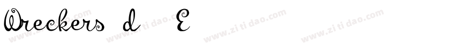 Wreckers-d86E字体转换