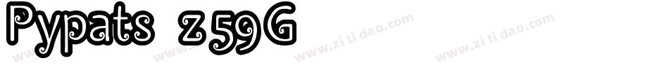 Pypats-z59G字体转换