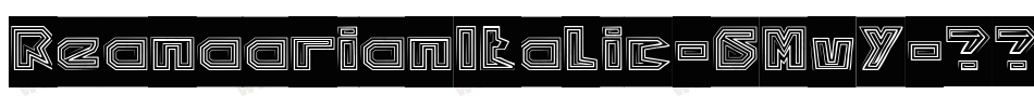 ReanaarianItalic-6MvY字体转换
