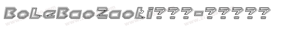 BoLeBaoZaoti手机版字体转换