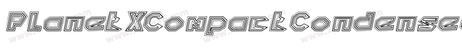 PlanetXCompactCondensed-nBaO字体转换