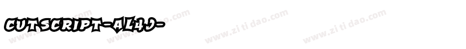Cutscript-aL4J字体转换
