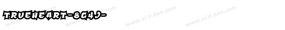 Trueheart-8G4J字体转换