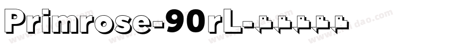 Primrose-90rL字体转换