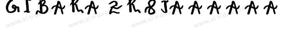 Qibar-Zr8J字体转换
