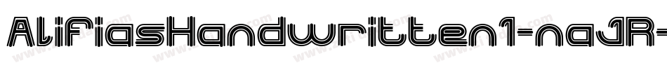AlifiasHandwritten1-naJR字体转换