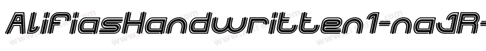 AlifiasHandwritten1-naJR字体转换