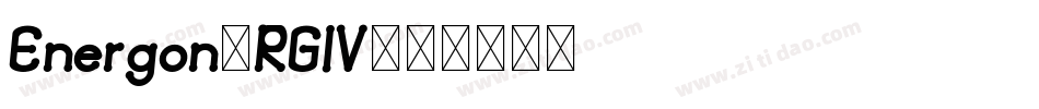 Energon-RGlV字体转换