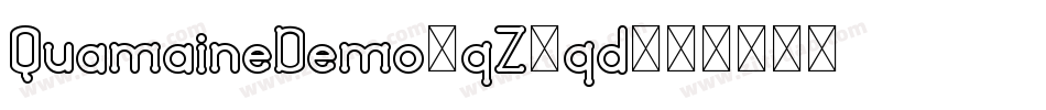 QuamaineDemo-qZ2qd字体转换