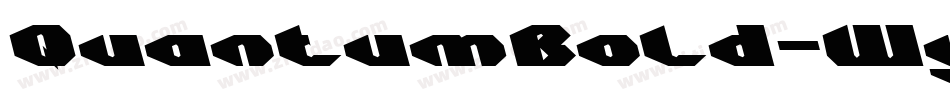 QuantumBold-Wyznn字体转换