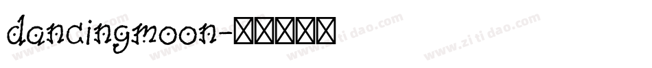 dancingmoon字体转换