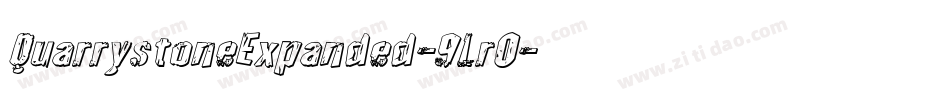 QuarrystoneExpanded-9Lr0字体转换