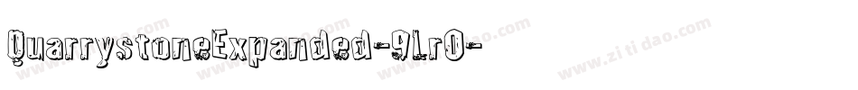 QuarrystoneExpanded-9Lr0字体转换