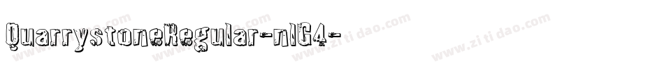 QuarrystoneRegular-nlG4字体转换