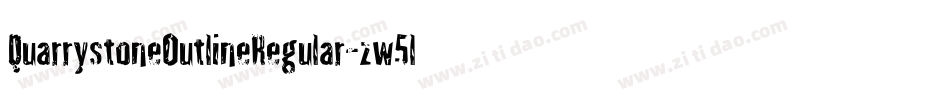 QuarrystoneOutlineRegular-zw5l字体转换