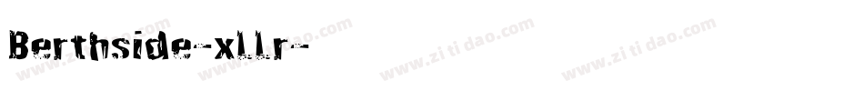 Berthside-xLLr字体转换