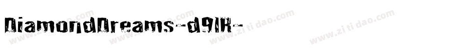 DiamondDreams-d9lR字体转换
