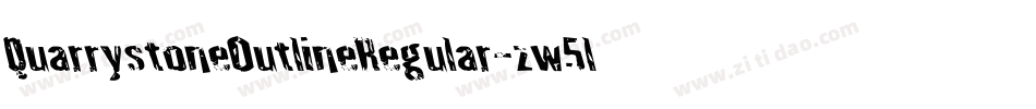 QuarrystoneOutlineRegular-zw5l字体转换