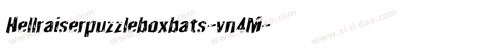 Hellraiserpuzzleboxbats-vn4M字体转换