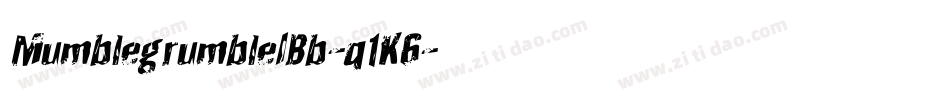MumblegrumbleIBb-q1K6字体转换
