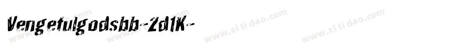 Vengefulgodsbb-2d1K字体转换
