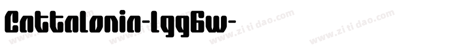 Cattalonia-lgg6w字体转换