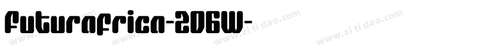 Futurafrica-2D6W字体转换 Futurafrica-2D6W字体转换