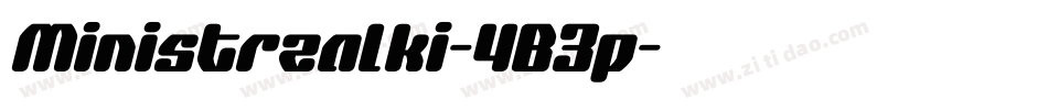 Ministrzalki-4B3p字体转换