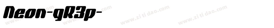 Neon-gR3p字体转换 Neon-gR3p字体转换