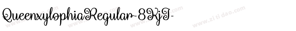 QueenxylophiaRegular-8KjJ字体转换