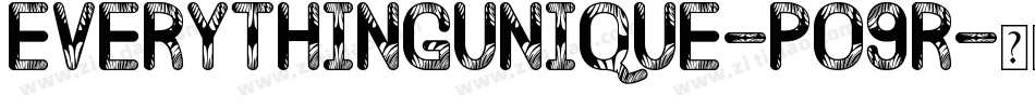 EverythingUnique-po9r字体转换