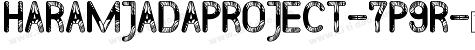 HaramjadaProject-7p9R字体转换