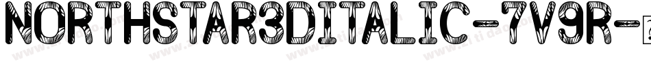 Northstar3DItalic-7V9R字体转换