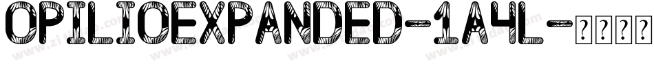 OpilioExpanded-1A4L字体转换