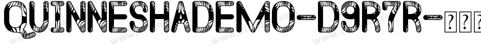 Quinneshademo-d9r7R字体转换
