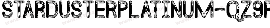 StardusterPlatinum-qz9r字体转换