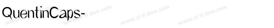 QuentinCaps字体转换