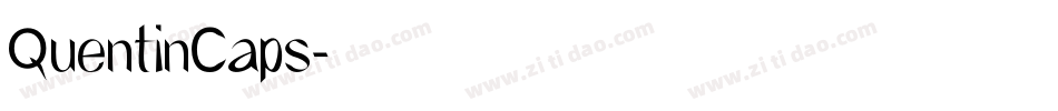QuentinCaps字体转换