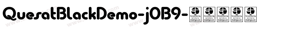 QuesatBlackDemo-j0B9字体转换
