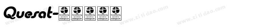 Quesat字体转换