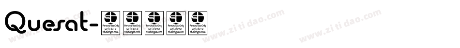 Quesat字体转换