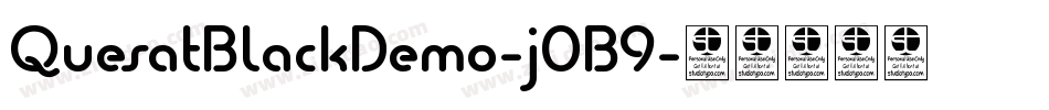 QuesatBlackDemo-j0B9字体转换