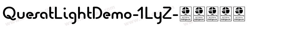 QuesatLightDemo-1LyZ字体转换