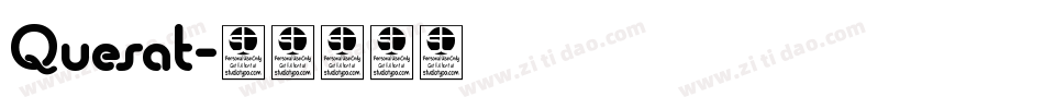 Quesat字体转换