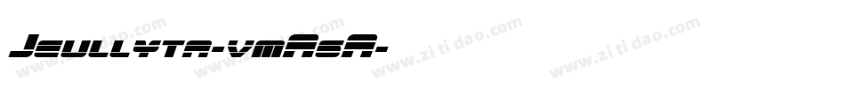 Jeullyta-vmA6A字体转换