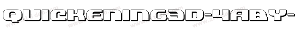 Quickening3D-4ABY字体转换