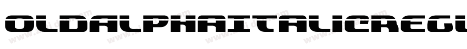 OldAlphaItalicRegular-g9oP字体转换