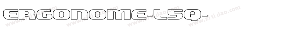 Ergonome-l5q字体转换 Ergonome-l5q字体转换